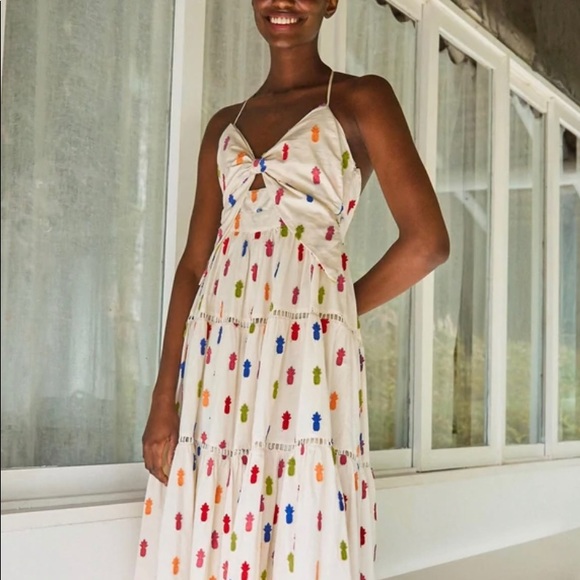 NWT Farm Rio Pineapple Dress - Picture 5 of 6